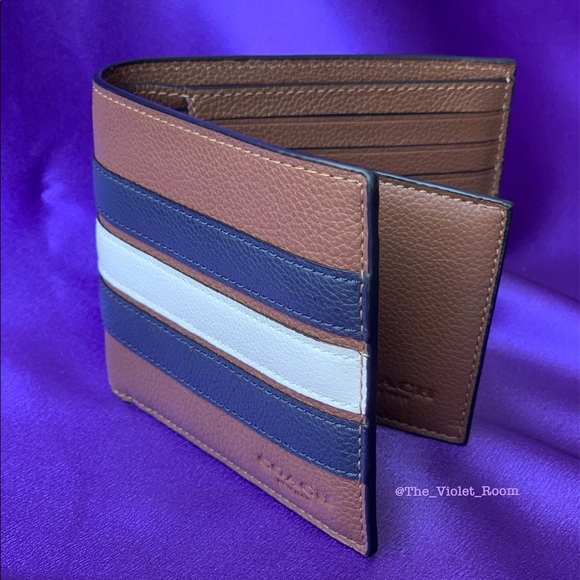Coach Other - ▪️COACH▪️3-in-1 Leather Varsity Stripe Wallet